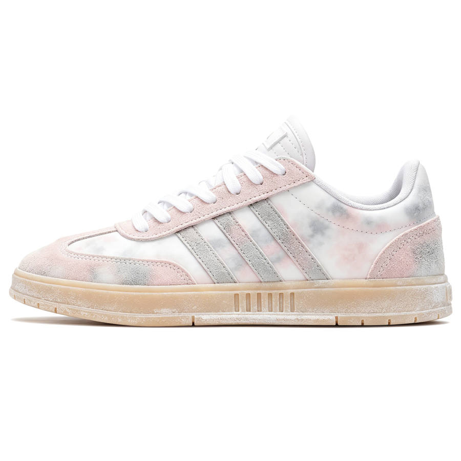 Adidas Adidas Gradas Cushioning Abrasion Resistant Low top Skateboard Shoes Unisex Pink White