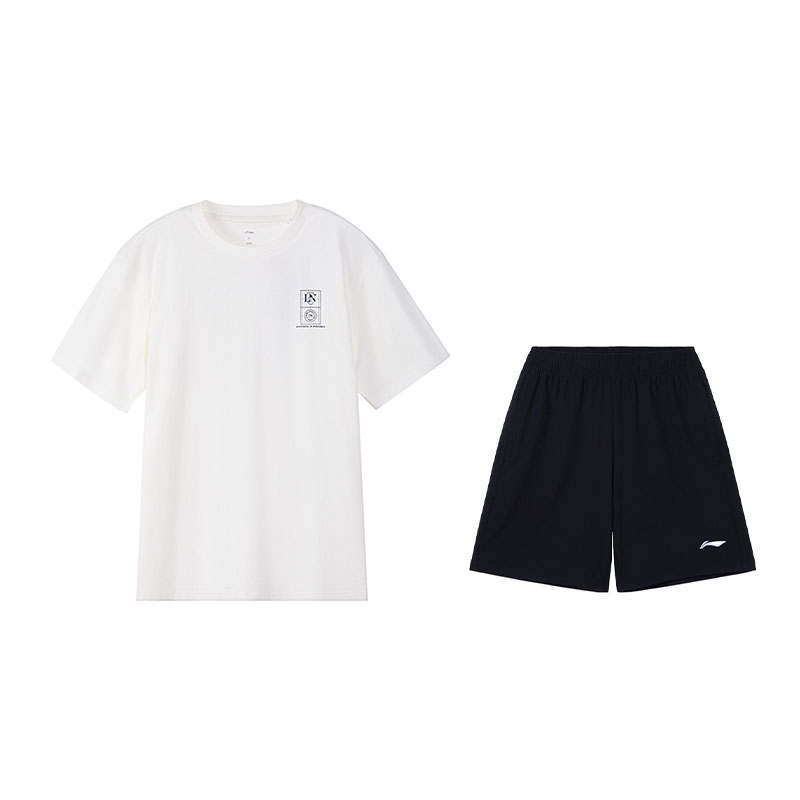 Li-Ning Li Ning Casual Sportswear Men's Ivory/Black