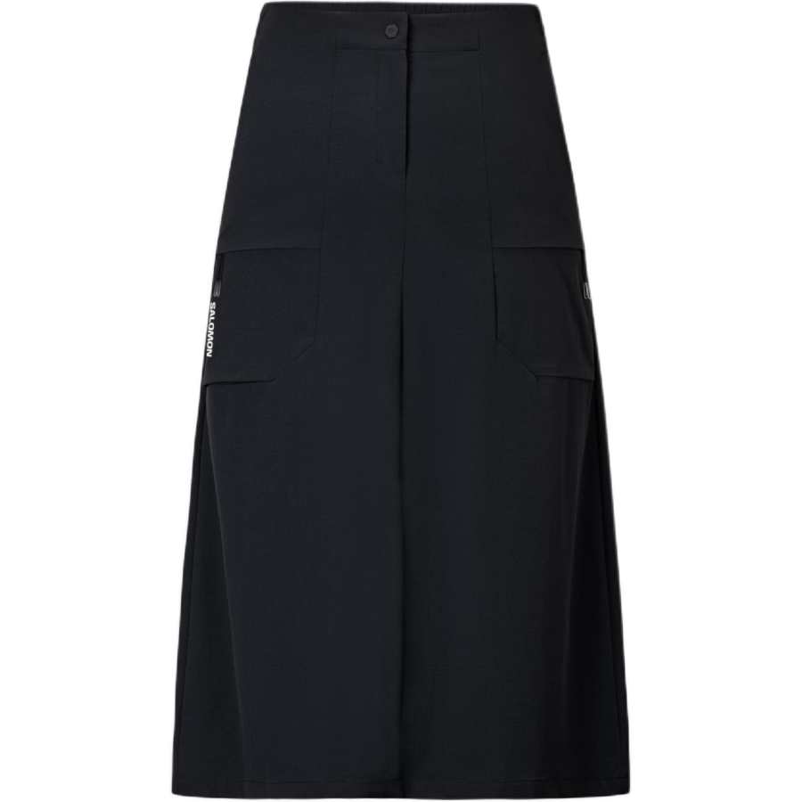 SALOMON Casual Long Skirts Women's Pitch Black Moderate Other