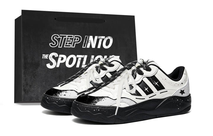 Adidas Adidas LITE SHUFFLE Skateboard Shoes Unisex Low Top Black/White/Gray/Red