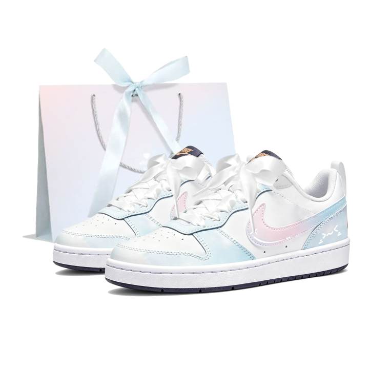 Nike Nike Court Borough Skateboard Shoes Women's Low Top Blue