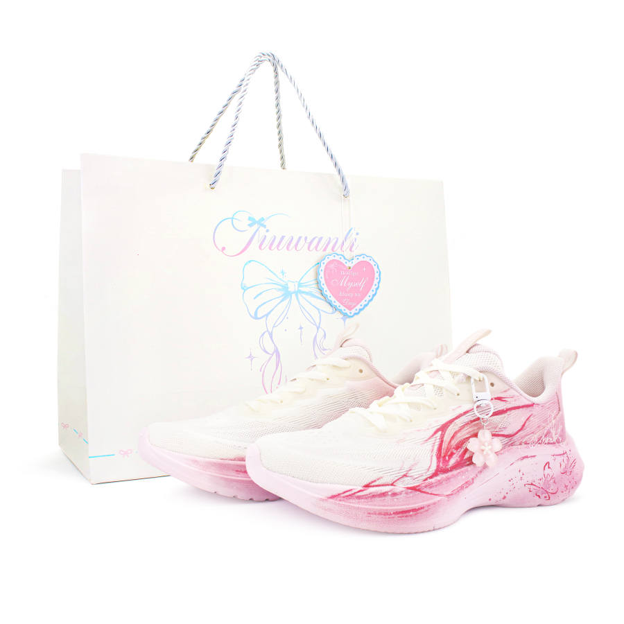 Li-Ning Li Ning Light Breeze Cushioning Abrasion Resistant Lightweight Low top Casual Running Shoes Women's