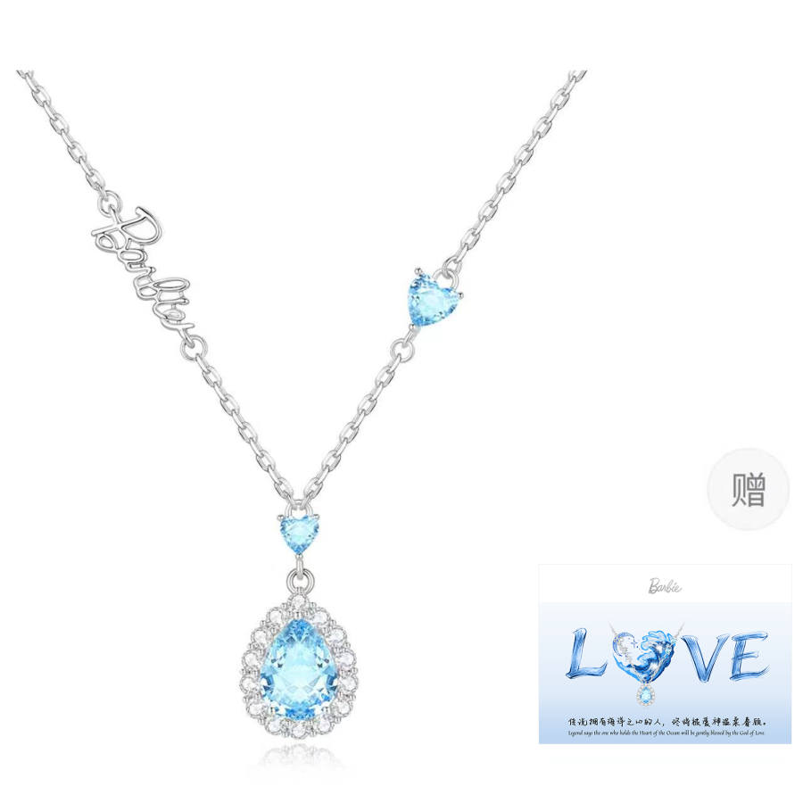Barbie Swarovski Crystal Necklaces Women's