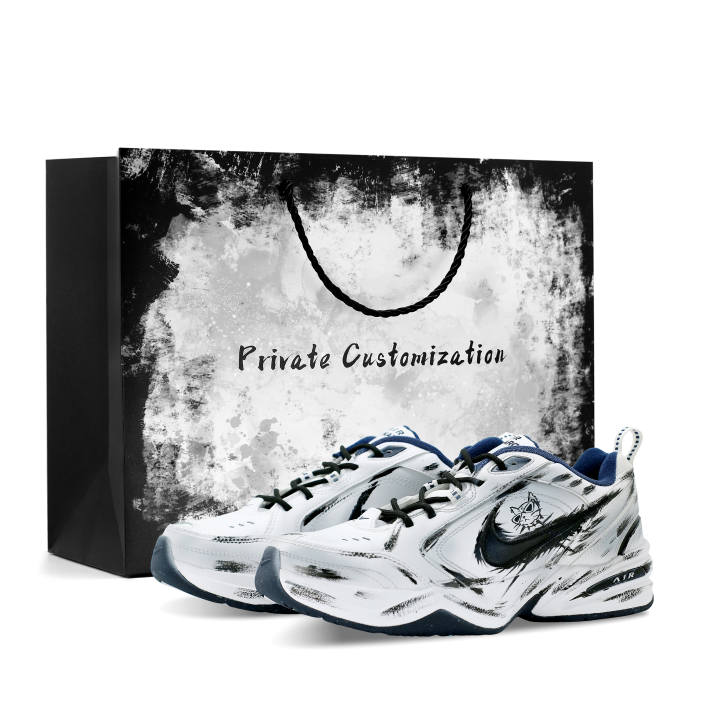 Nike Nike Air Monarch 4 Ghost Cat Cushioning Low top Chunky Sneakers Unisex Gray