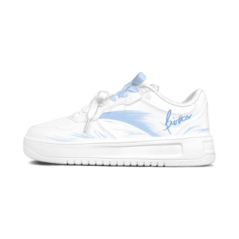ANTA Skateboard Shoes Unisex Low Top White