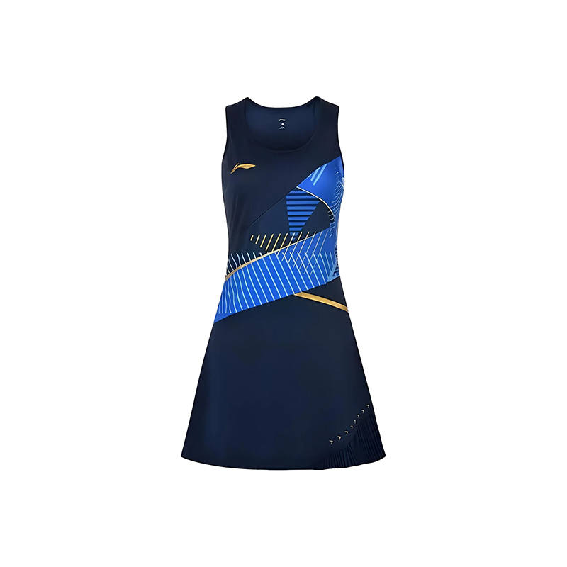 Li-Ning Li Ning Badminton Skirts Women's Dark Ship Blue Thin