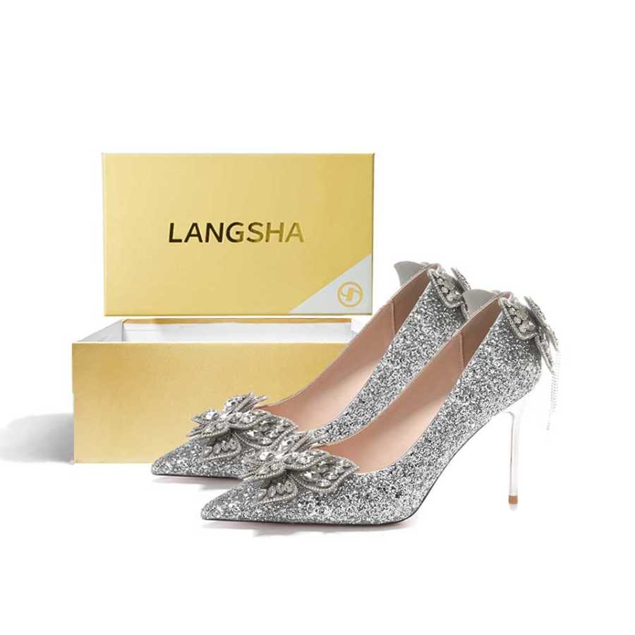 Lanza Lanza High Heels Women's Silver