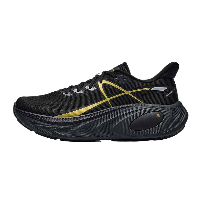 ANTA Champion Wind 2 Running Shoes Men's Low Top Charred Ash