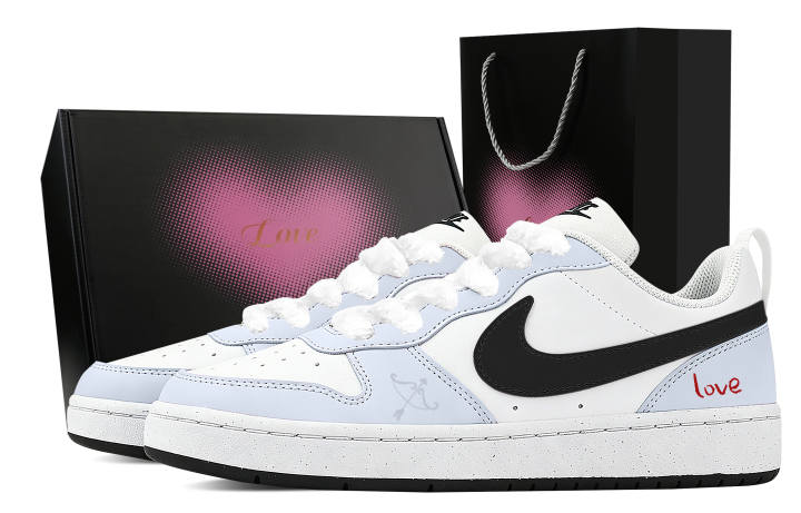 Nike Nike Court Borough Arrow's Love Confession Low top Skateboard Shoes Unisex Blue