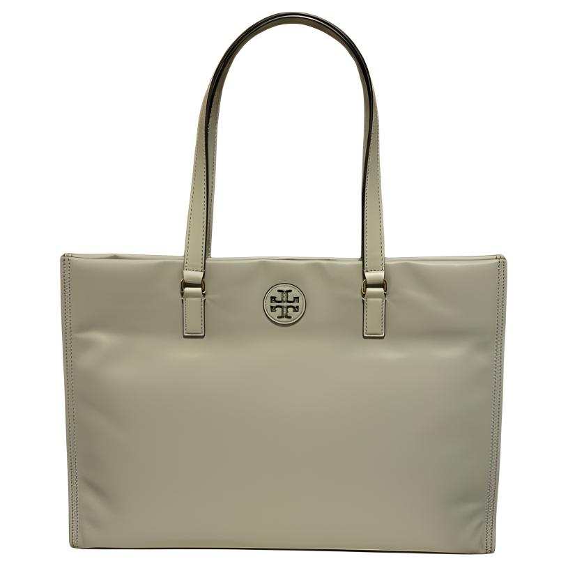 TORY BURCH Ella Nylon Shoulder Bag Large Women's Olive Green