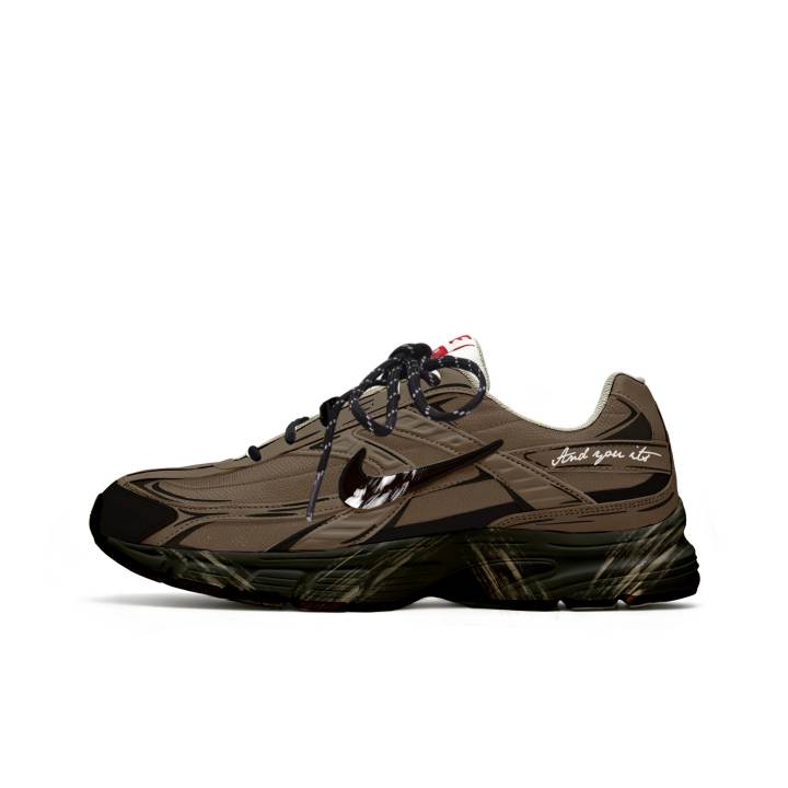 Nike Nike Initiator Running Shoes Unisex Low Top Black/Umber