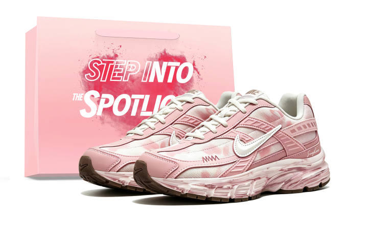 Nike Nike Initiator Cushioning Breathable Low top Running Shoes Women's Pink
