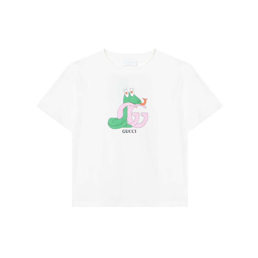 GUCCI Kids T Shirts Crew Neck Moderate