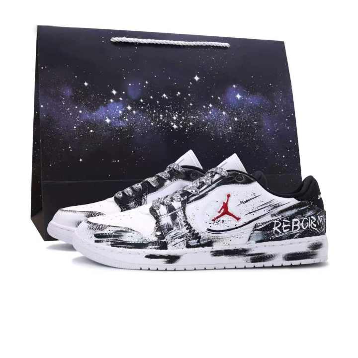 Jordan Jordan COURT CONNECT Skateboard Shoes Men's Low Top Black/White