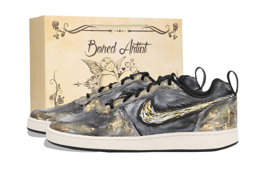 Nike Nike Court Borough Jiangjin Moon, Shopping Bag Abrasion Resistant Abrasion Resistant Low top Skateboard Shoes Unisex