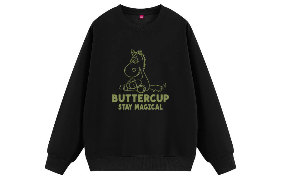 Disney Sweatshirts Unisex Crew Neck Thickened Heavyweight