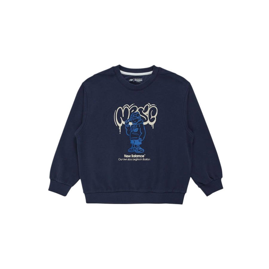 New Balance New Balance Kids Sweatshirts Crew Neck Moderate