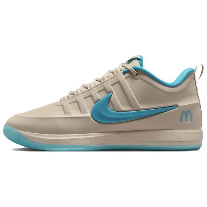 Nike McDonald's X Nike Book 2 Basketball Shoes Men's Beige Blue