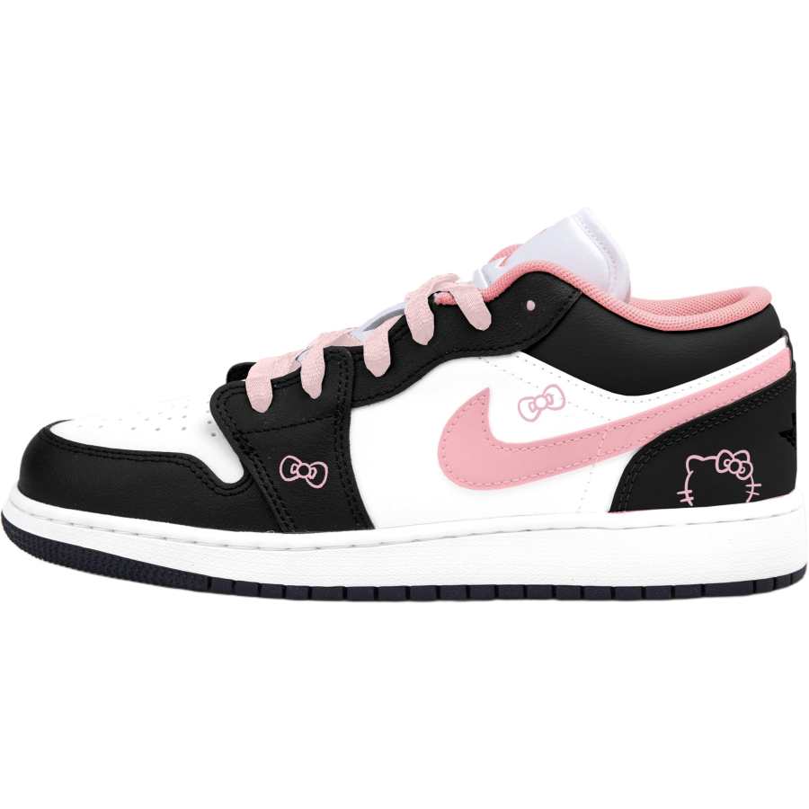 Jordan Jordan Air Jordan 1 Low top Children's Basketball Shoes Pink Unisex