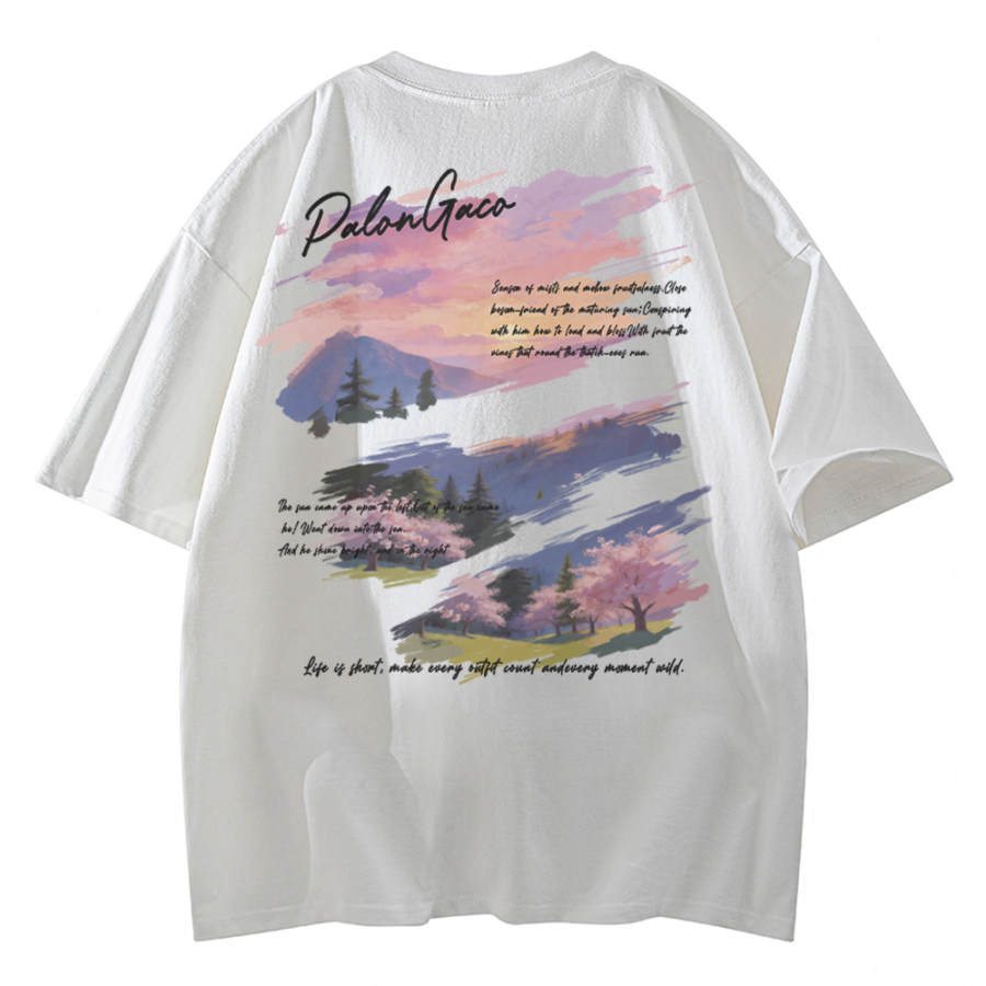 PAL ONGACO T Shirts Unisex Crew Neck Moderate Straight Fit