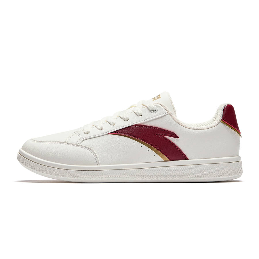 Anta Skateboard Shoes Women's White Red Gold