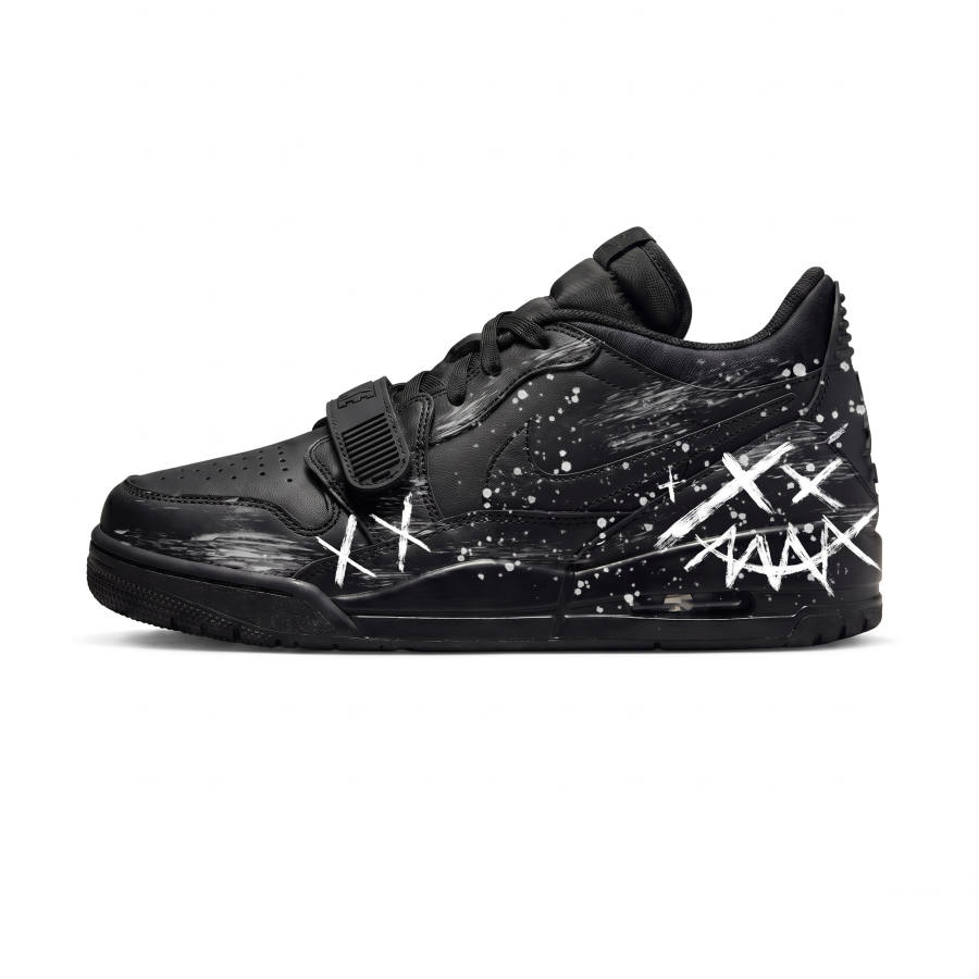 Jordan Jordan Air Jordan Legacy Dark Night Cross Star Cushioning Slip Resistant Abrasion Resistant Low top