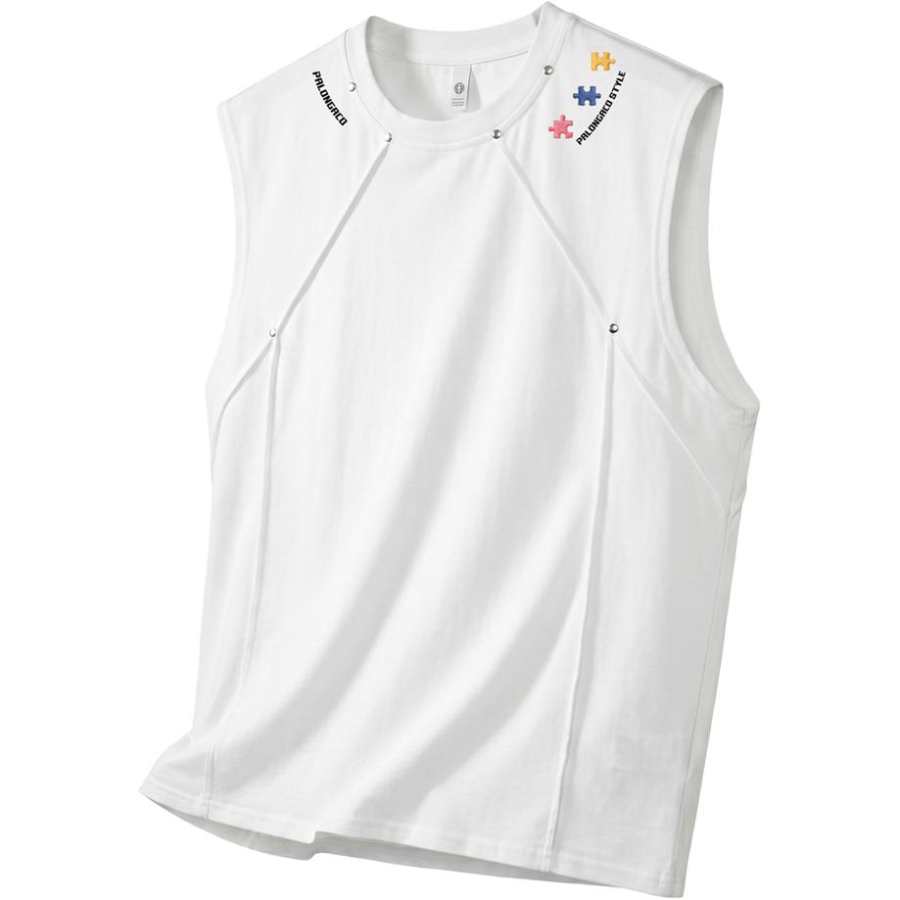 PAL ONGACO Tank Tops Unisex Crew Neck Moderate Sleeveless