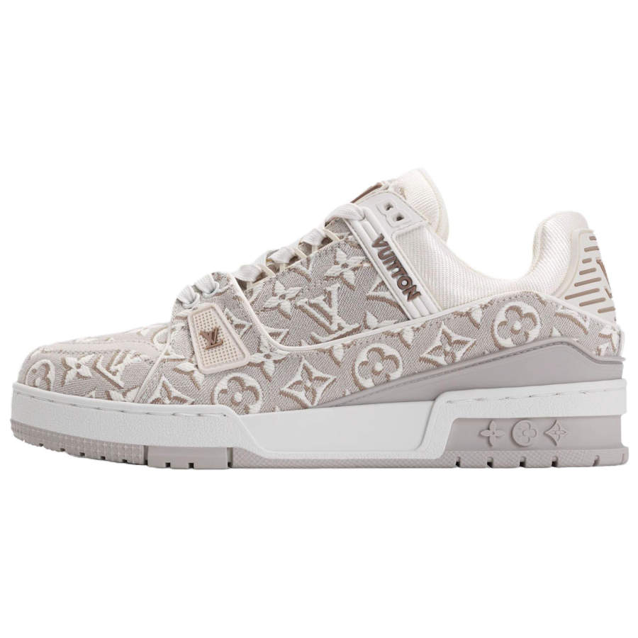 LOUIS VUITTON Trainer Skateboard Shoes Women's Low Top Light Umber