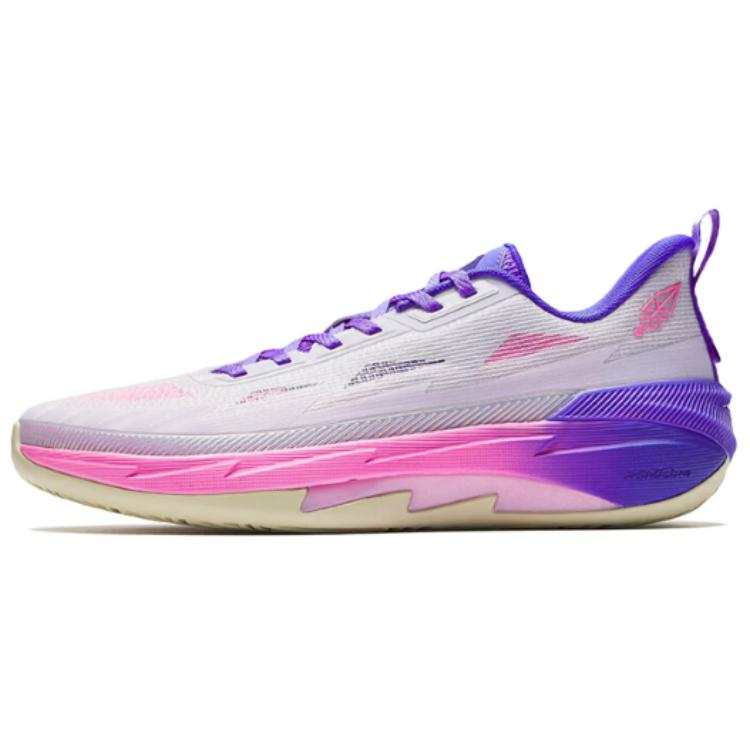 ANTA Light Cavalry 10 Basketball Shoes Men's Low Top Misty Purple
