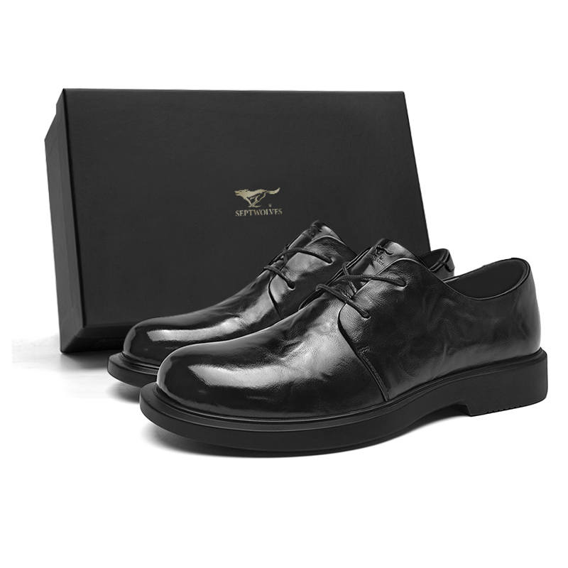 SEPTWOLVES SEPTWOLVES Dress Shoes Men's Low Top Black
