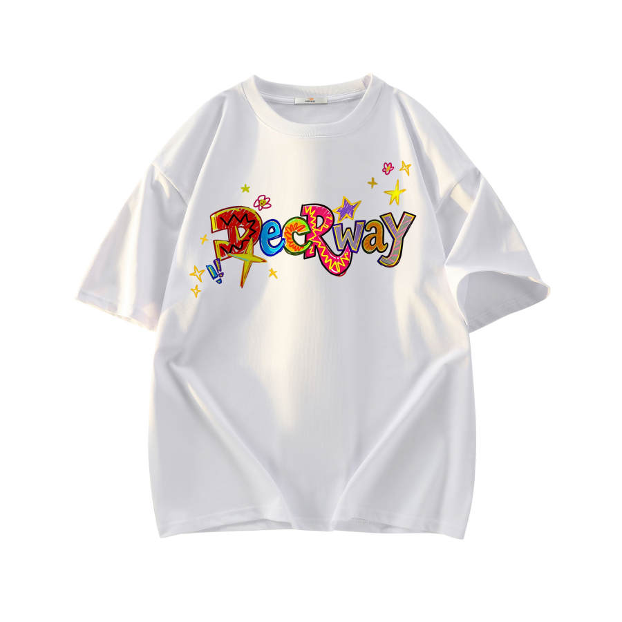DEERWAY T Shirts Unisex Crew Neck Moderate Straight Fit