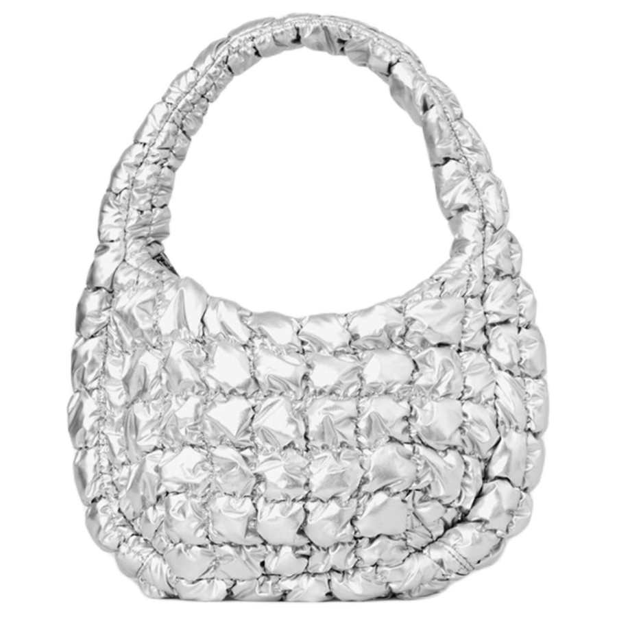 COS COS Polyester Cloud Bag, One Shoulder Handbag Mini Women's Silver