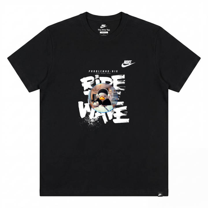 Nike Nike Sportswear T Shirts Unisex Black Crew Neck Moderate