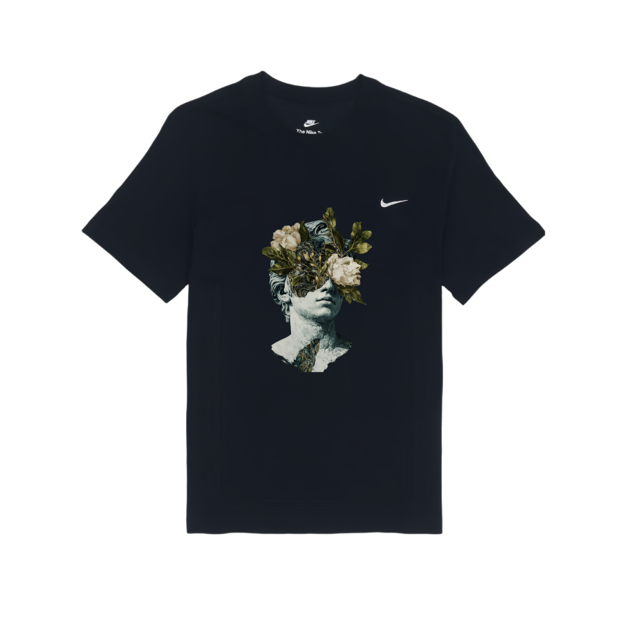 Nike Nike Sportswear T Shirts Unisex Black Crew Neck Moderate