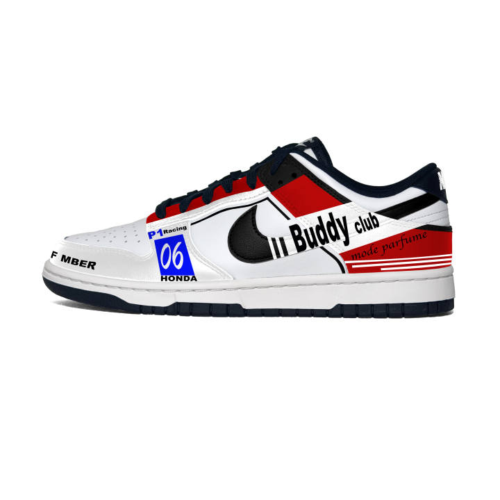 Nike Nike Dunk Leather Abrasion Resistant Abrasion Resistant Low top Skateboard Shoes Men's White
