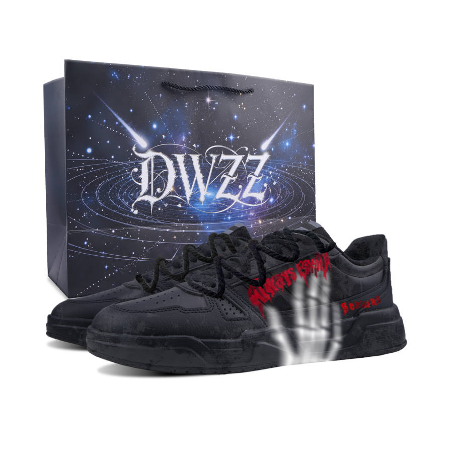 Adidas Adidas LITE BALLER Dark Night Skeleton Abrasion Resistant Slip Resistant Low top Skateboard Shoes Unisex Black White