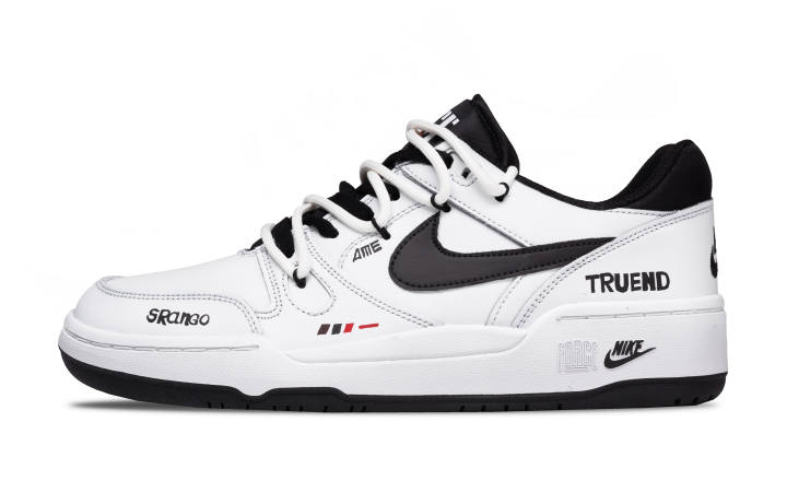 Nike Nike Full Force Abrasion Resistant Low top Skateboard Shoes Men's White