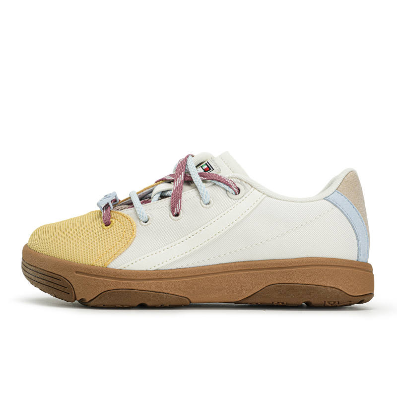 FILA PURE Skateboard Shoes Women's Low Top Coconut Milk White