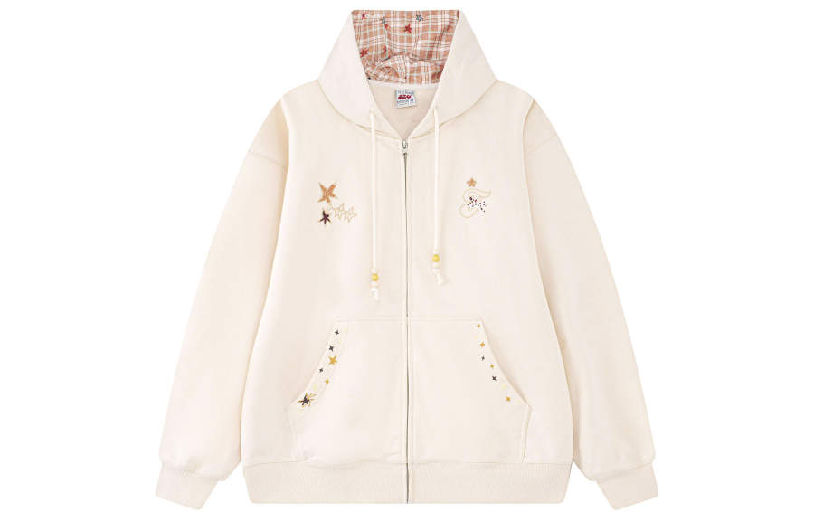 F426 Sweatshirts Unisex Hooded Moderate Cardigan