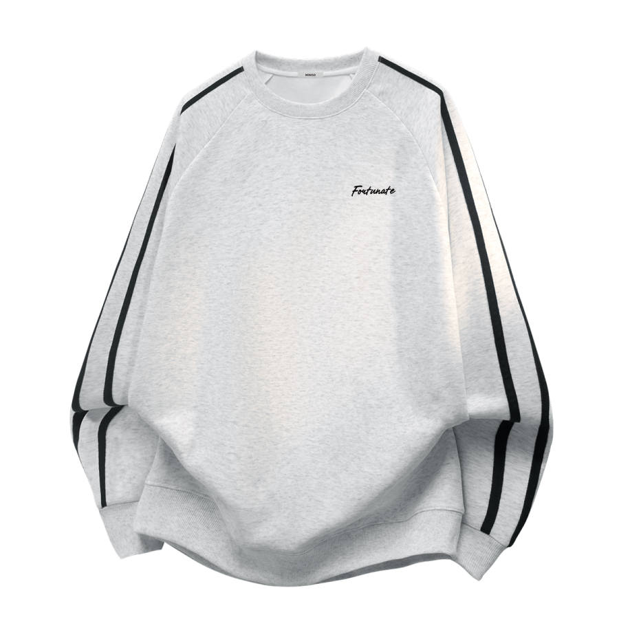 MINISO MINISO Sweatshirts Unisex Crew Neck Moderate Plus Size