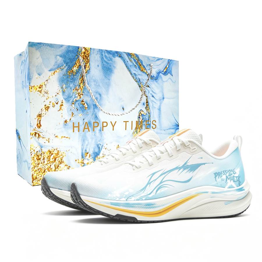 Li-Ning Li Ning Red Hare 8 Cushioning Abrasion Resistant Low top Casual Running Shoes Men's Sky Blue