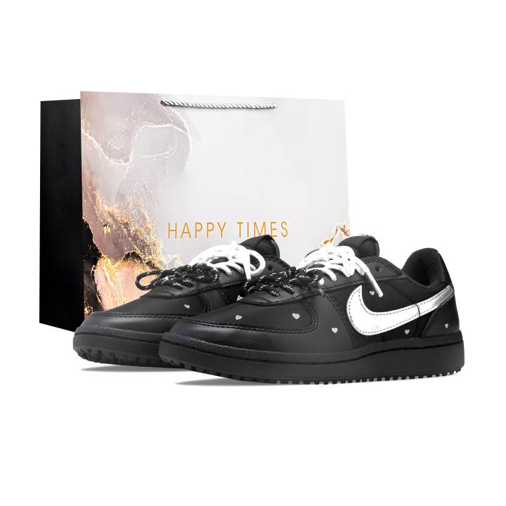 Nike Nike Field General '82 Skateboard Shoes Women's Low Top Black/Silver