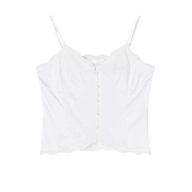 XIANGYING Tank Tops Women's White Other