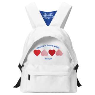 DRACONITE Polyester Backpack Regular Mini Women's Maple Leaf Red