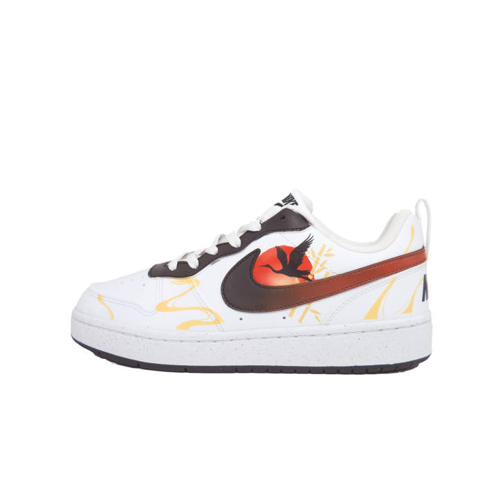 Nike Nike Court Borough Skateboard Shoes Unisex Low Top White Black Brown Red Yellow Multicolor