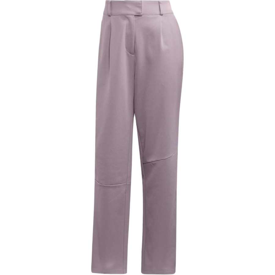 Adidas Originals Casual Pants Women's Light Purple Moderate Straight Fit Pants