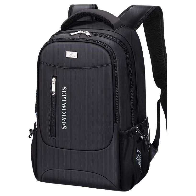 SEPTWOLVES SEPTWOLVES Oxford Backpack Medium Unisex Black