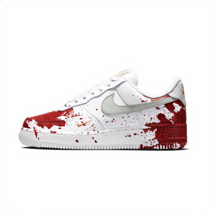 Nike Nike Air Force 1 Spring And Summer American Graffiti Mini Hook Breathable Lightweight Height Increasing Cushioning