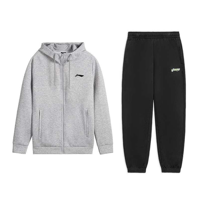 Li-Ning Li Ning Casual Sportswear Unisex Coin Gray+Black