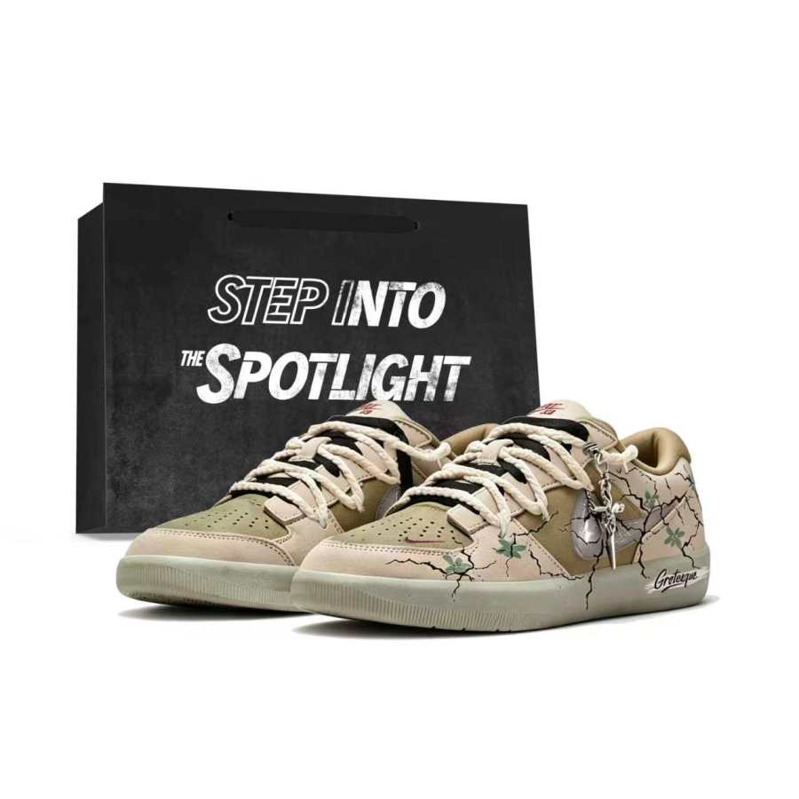 Nike Nike SB Force 58 Skateboard Shoes Unisex Low Top Brown/Umber/Black